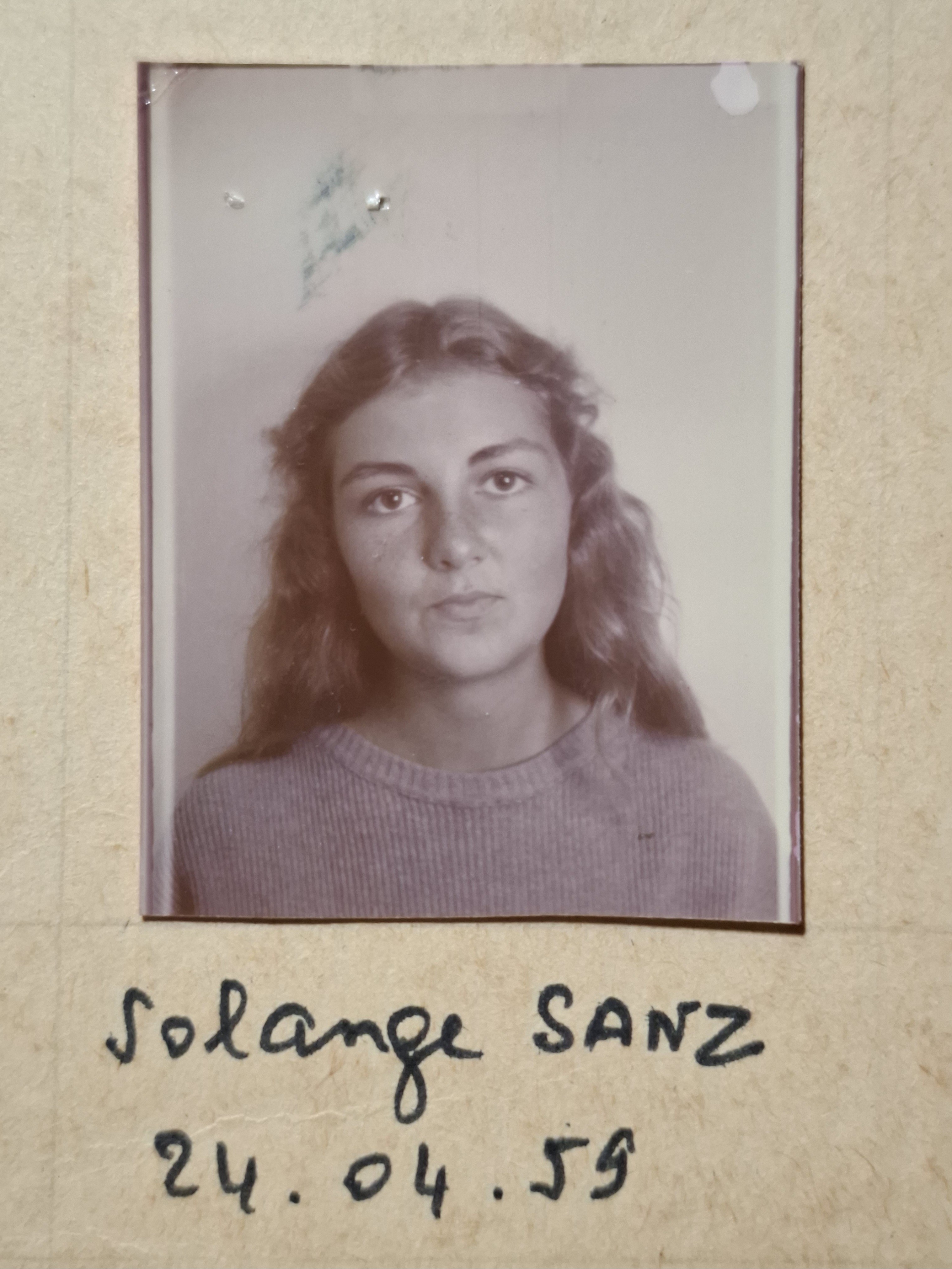photomaton solange sanz